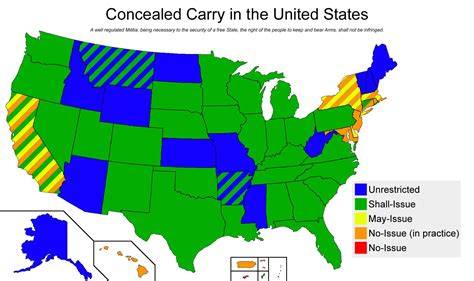 Concealed Carry States Map Map My Xxx Hot Girl