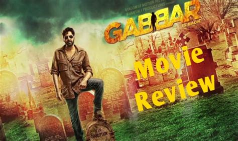 Gabbar Is Back Movie Review Akshay Kumar Fights Against Corruption