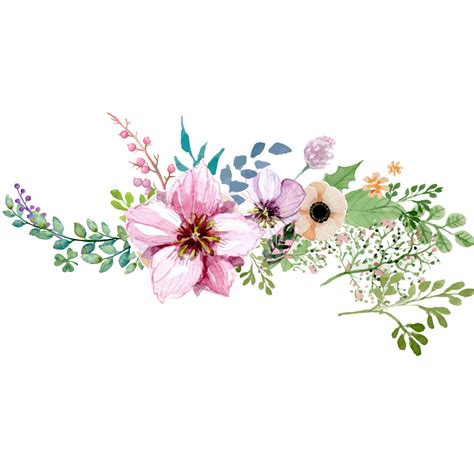 Watercolor Flower Border At Getdrawings Free Download