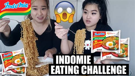 Indomie Challenge English Mukbang Mi Goreng Youtube