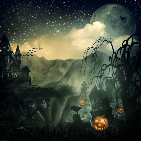 Spooky Spooky Halloween Backdrop Halloween Backgrounds Halloween