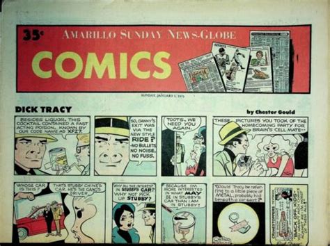Amarillo Sunday News Globe Comics January 5 1975 Peanuts Dick Tracy 021220ame Ebay