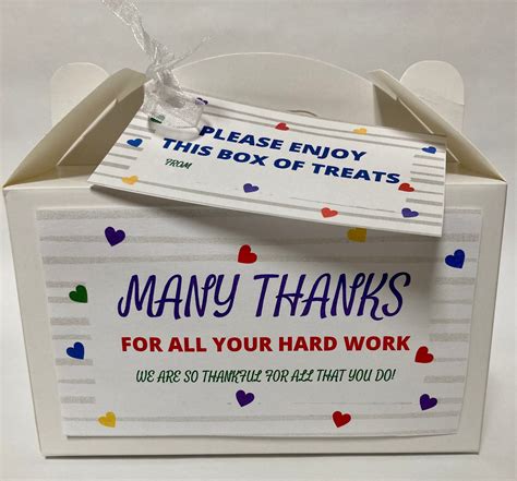 Thank You Gift Box Best Employee Appreciation Gifts Unique Etsy Canada