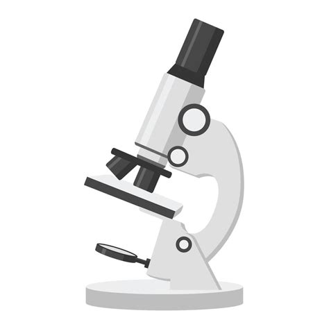 Vector Microscopio Dibujo Icono De Dibujos Animados De Microscopio My