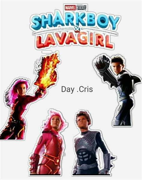 Sharkboy And Lavagirl Robert Rodriguez Personalized Cake Toppers