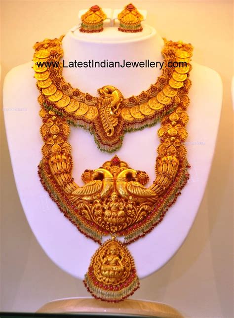 Heavy 22 Karat Gold Traditional Bridal Temple Jewellery