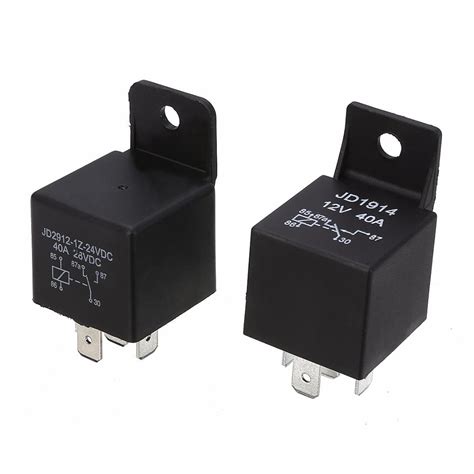 2021 5 Pin 40A Waterproof Car Relay Long Life Automotive Relays Normally Open DC 12V/24V Relay ...