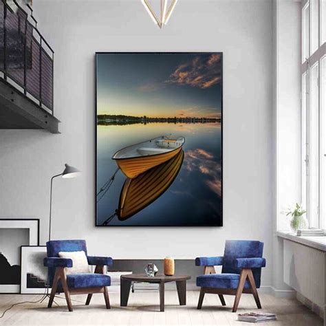 Maybe you would like to learn more about one of these? 40X30CM Sea Boat Modern Art Painting Canvas Home Wall ...