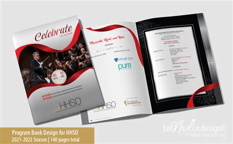 Symphony Orchestra Program Book Design Graphic Design Services In