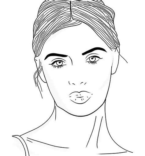 Girl Sketch Original Print Simple Line Drawing For Home Etsy