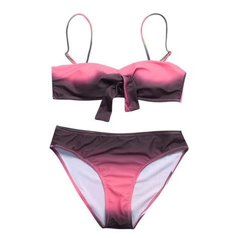 Women Swimwear 6 Color Contrast Color Sexy Summer Beach Cool Two Pieces