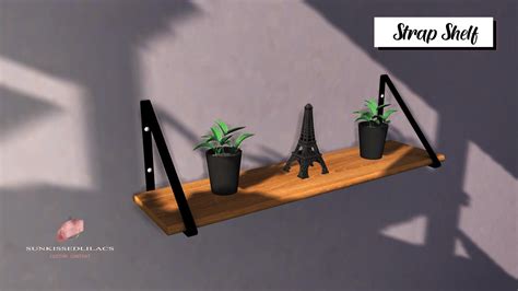 Strap Shelf Sunkissedlilacs Sims 4 Cc Sims 4 Build Gaming Wallpapers