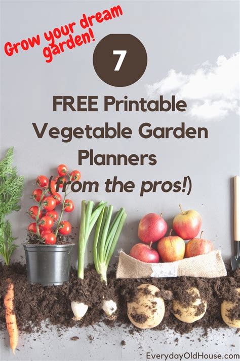 It'll take you through each step to plan your ideal vegetable garden. 7 Amazing & Free Vegetable Garden Journal Printables | Gardening journal printables, Vegetable ...