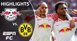 RB Leipzig vs. Borussia Dortmund | Bundesliga Highlights | ESPN FC