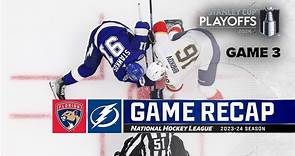 Gm 3: Panthers @ Lightning 4/25 | NHL Highlights | 2024 Stanley Cup Playoffs