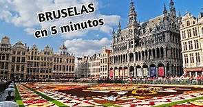 ✔️ BRUSELAS en 5 min (4K) 🟡 TOP 10 lugares imprescindibles | Bélgica