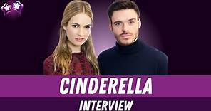 Cinderella Cast Interview: Lily James & Richard Madden | Disney 2015