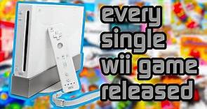 every single wii game ever released (according to wikipedia (1546 GAMES!!!))