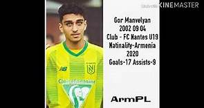 Gor Manvelyan // Armenian talent of FC Nantes //2020