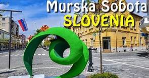 Murska Sobota, a wonderful town in Slovenia that you must visit and walk through the town 4K / ASMR