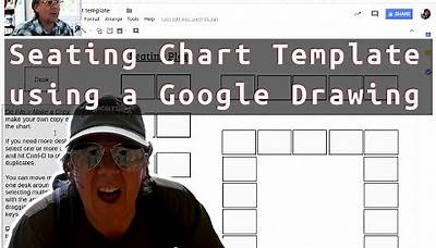 Easy Seating Charts for Teachers using a free Google Drawing Template