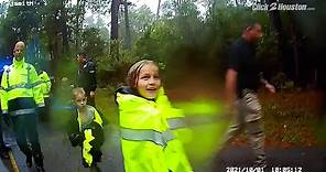 ‘I got ‘em!’: Bodycam video captures moment police discover 3 children lost in woods