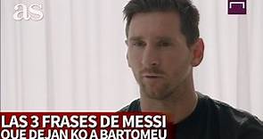 Las 3 frases más demoledoras de Messi sobre el Barcelona en su entrevista en GOAL | Diario AS