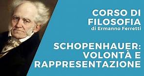 Schopenhauer: volontà e rappresentazione
