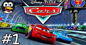 CARS 1 Rayo McQueen en Español - Vídeos de Juegos de Coches de Carreras - PC Historia Parte 1