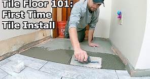 Tile Floor 101 | Step by Step How to Install Tile for the First Time
