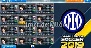 ✔Plantilla de Inter de Milán 2021-2022 para Dream League Soccer 2019.