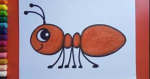 Easy and simple Ant Drawing