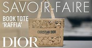 Raffia 'Dior Book Tote' Bag: Woven Wonders of Elegance