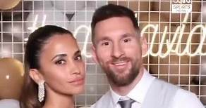Antonela & Messi at Jordi Alba's wedding yesterday 🥰 | beIN SPORTS USA