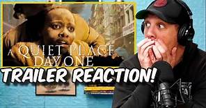 A QUIET PLACE DAY ONE TRAILER REACTION!