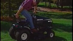 CRAFTSMAN Lawn & Garden Tractor Use and Maintenance Guide -VHS, 1999 [2 of 3]
