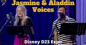 Voices of Jasmine and Aladdin Redo their Roles at D23 Expo