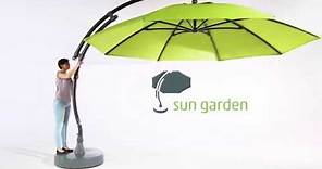 Sun Garden - Easy Sun Parasol set up & cover