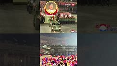 North Korea Military Parade | North Korea’s Kim Displays Nuclear-capable Missiles At Parade #shorts
