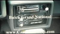 Buick Grand National Car Stereo Removal