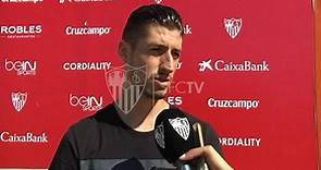 Sevilla FC - Sergio Escudero: "El parón me viene mucho...