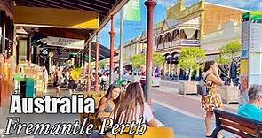 Fremantle Perth: Western Australia 🇦🇺| 4k Walking tour Australia | Fremantle Markets, uhd 60fps