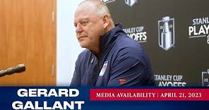 New York Rangers: Gerard Gallant Media Availability | Apr. 21, 2023