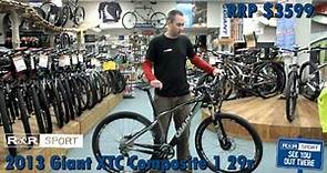 2013 Giant XTC Composite 1 29er Mountain Bike Review