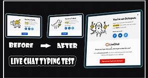 How to increase your typing speed with livechat typing test online.