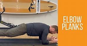 The Elbow Plank | Plank Progressions