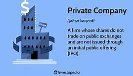 Private Company: What It Is, Types, and Pros and Cons