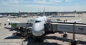 Lufthansa Boeing 747-400 Frankfurt to Orlando full flight
