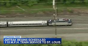 Higher-speed Amtrak service between Chicago, St. Louis takes effect Monday