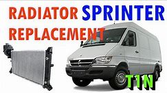 Sprinter Van Radiator Replacement & Fix Leak Repair Coolant Hose 2001-2006 T1N